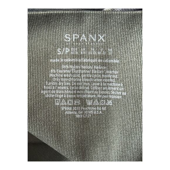 Spanx leggings Look At Me Now Seamless cropped camo green size Small S - Picture 4 of 4